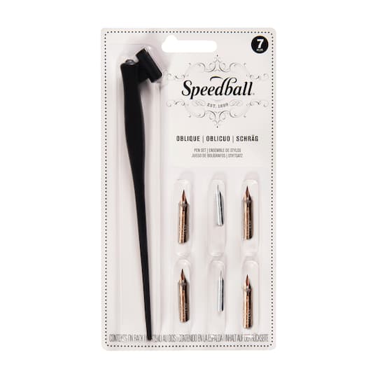 Speedball&#xAE; Oblique Pen Set